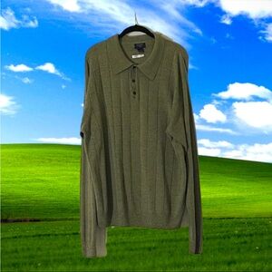 Dockers Guertin John Green Collared Sweater 3x